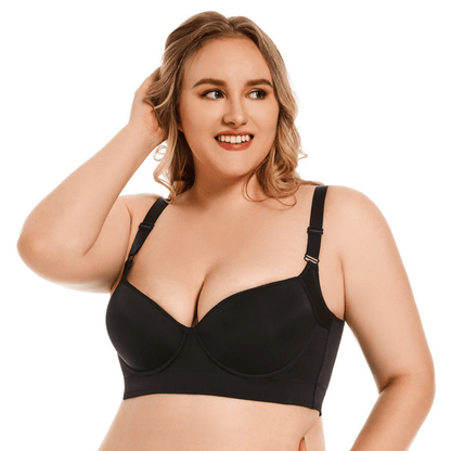 Back Smoothing Push-Up Bra with Flexible Contour Underwire