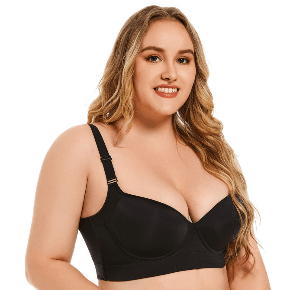 Back Smoothing Push-Up Bra with Flexible Contour Underwire