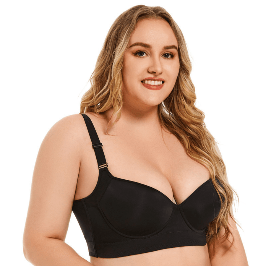 Back Smoothing Push-Up Bra with Flexible Contour Underwire