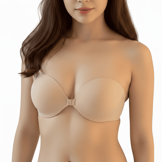 Beige TrueGrip™ Backless Strapless Sticky Bra