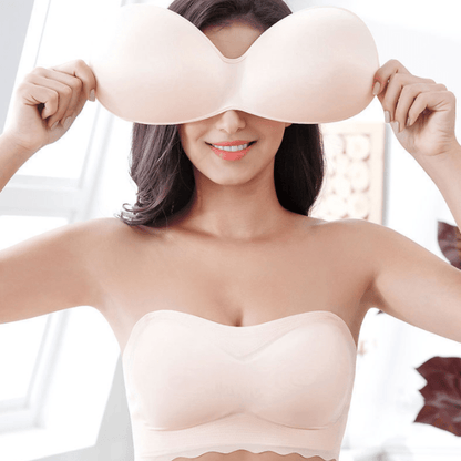 Convertible Strapless Silicone-Grip Wireless Bra
