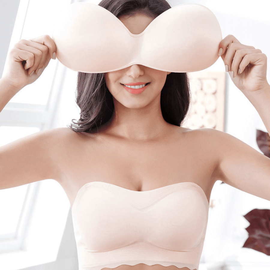 Convertible Strapless Silicone-Grip Wireless Bra