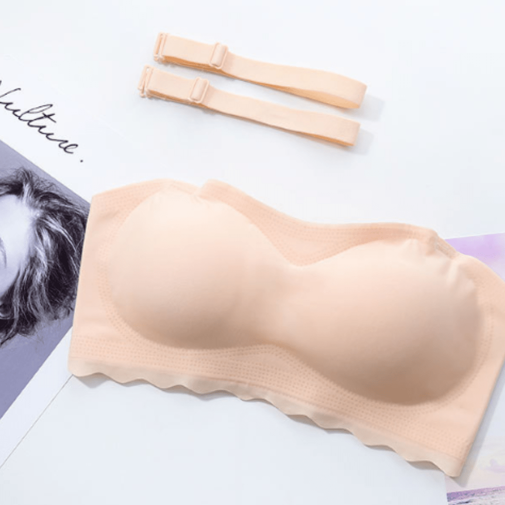 Convertible Strapless Silicone-Grip Wireless Bra
