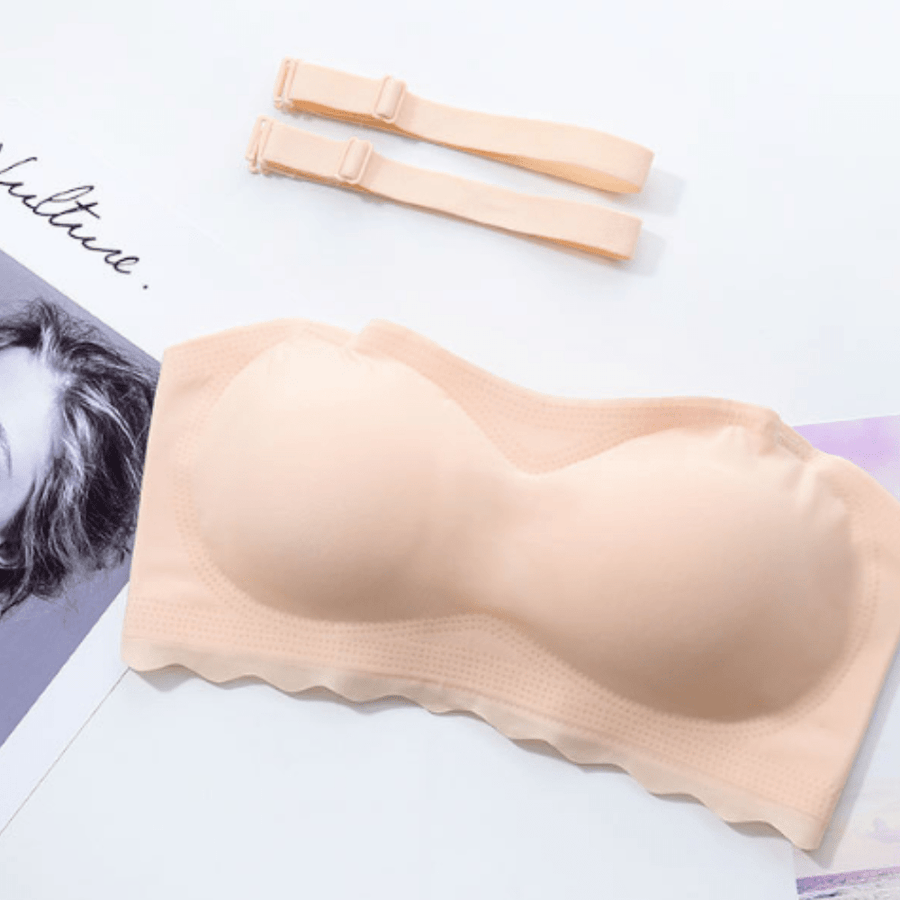Convertible Strapless Silicone-Grip Wireless Bra