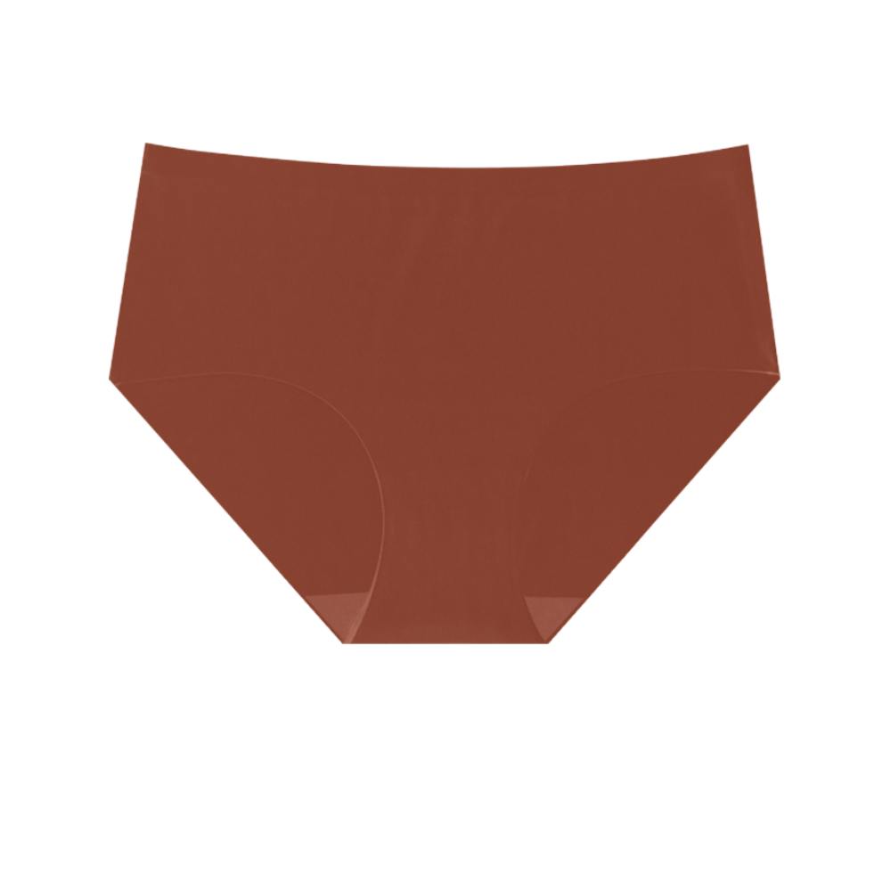 Breathable Seamless Mid-Waist Women's Underwear - High Stretch Fit