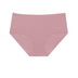 Breathable Seamless Mid-Waist Women's Underwear - High Stretch Fit - Bean Red