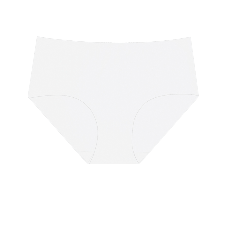 Breathable Seamless Mid-Waist Women's Underwear - High Stretch Fit