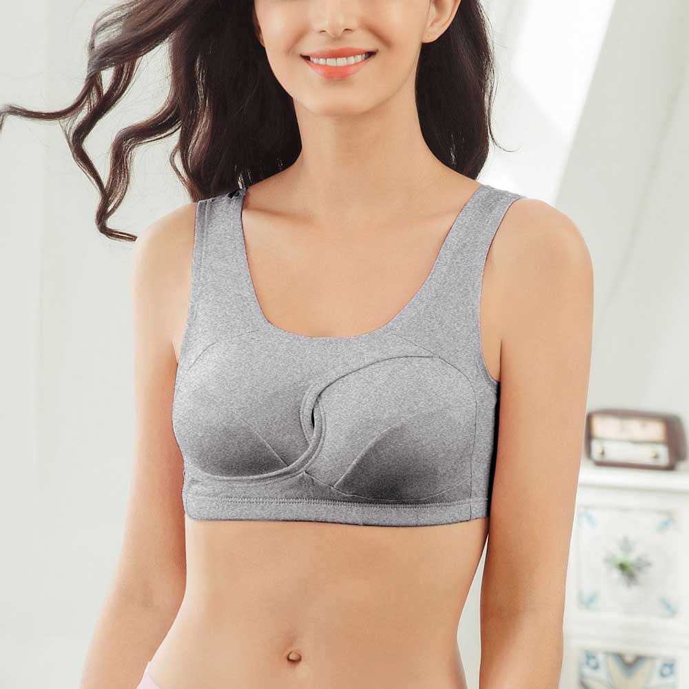 Breathable Moisture-Wicking Sports Bra for Active Women