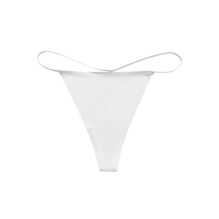 Black Low-Waist Silky G-String Underwear