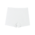 Seamless Mid-Waist Boyshorts Underwear with Comfort Fit - White