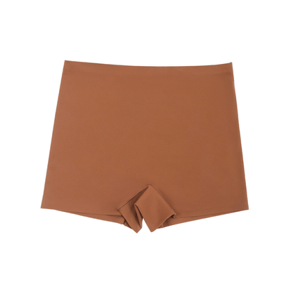 Seamless Mid-Waist Boyshorts Underwear with Comfort Fit