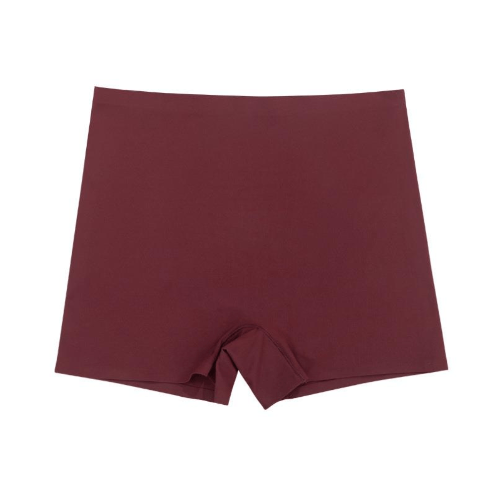 Seamless Mid-Waist Boyshorts Underwear with Comfort Fit