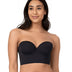 Magic Convertible Strapless Push Up Corset Bra with Posture Support - Black