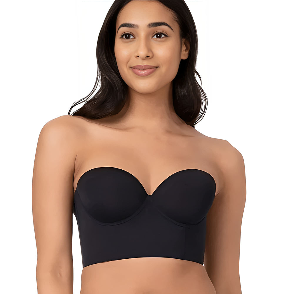 Magic Convertible Strapless Push Up Corset Bra with Posture Support