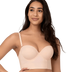 Magic Convertible Strapless Push Up Corset Bra with Posture Support - Beige