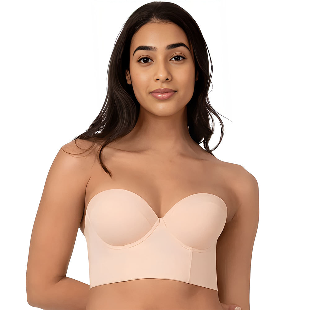 Magic Convertible Strapless Push Up Corset Bra with Posture Support