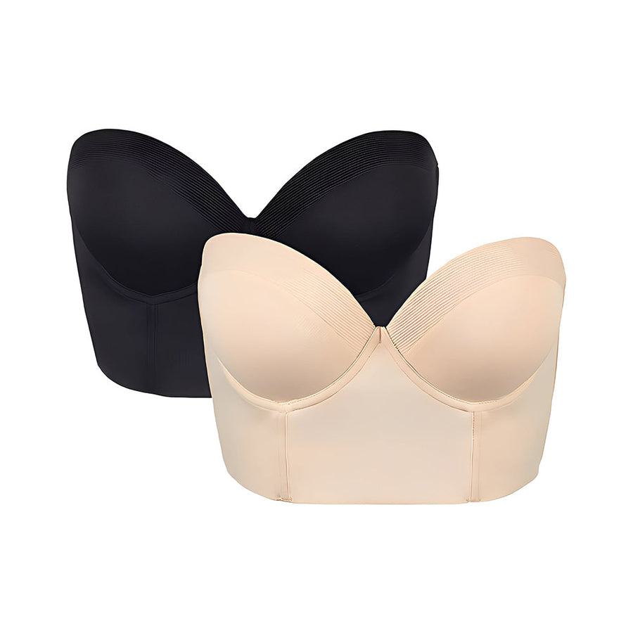 Magic Convertible Strapless Push Up Corset Bra with Posture Support