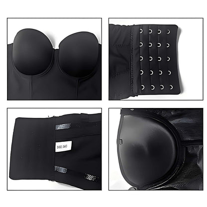 Magic Convertible Strapless Push Up Corset Bra with Posture Support