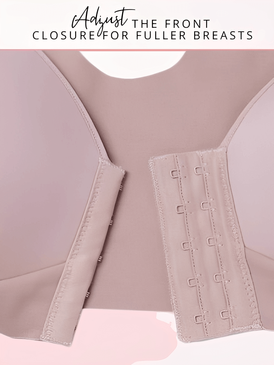 Seamless Front Closure Push-Up Bra with CloudSoft™ Straps