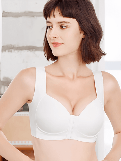 Seamless Front Closure Push-Up Bra with CloudSoft™ Straps