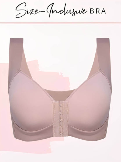 Seamless Front Closure Push-Up Bra with CloudSoft™ Straps