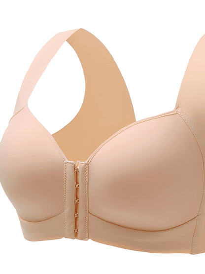 Seamless Front Closure Push-Up Bra with CloudSoft™ Straps