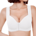 Seamless Front Closure Push-Up Bra with CloudSoft™ Straps - White