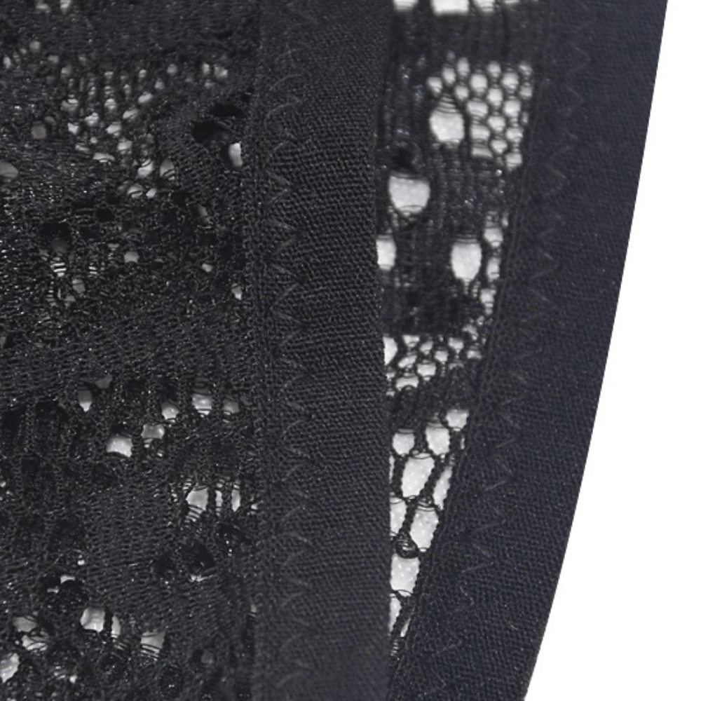 Low-Waist Lace G-String Women's Underwear with Transparent Detailing