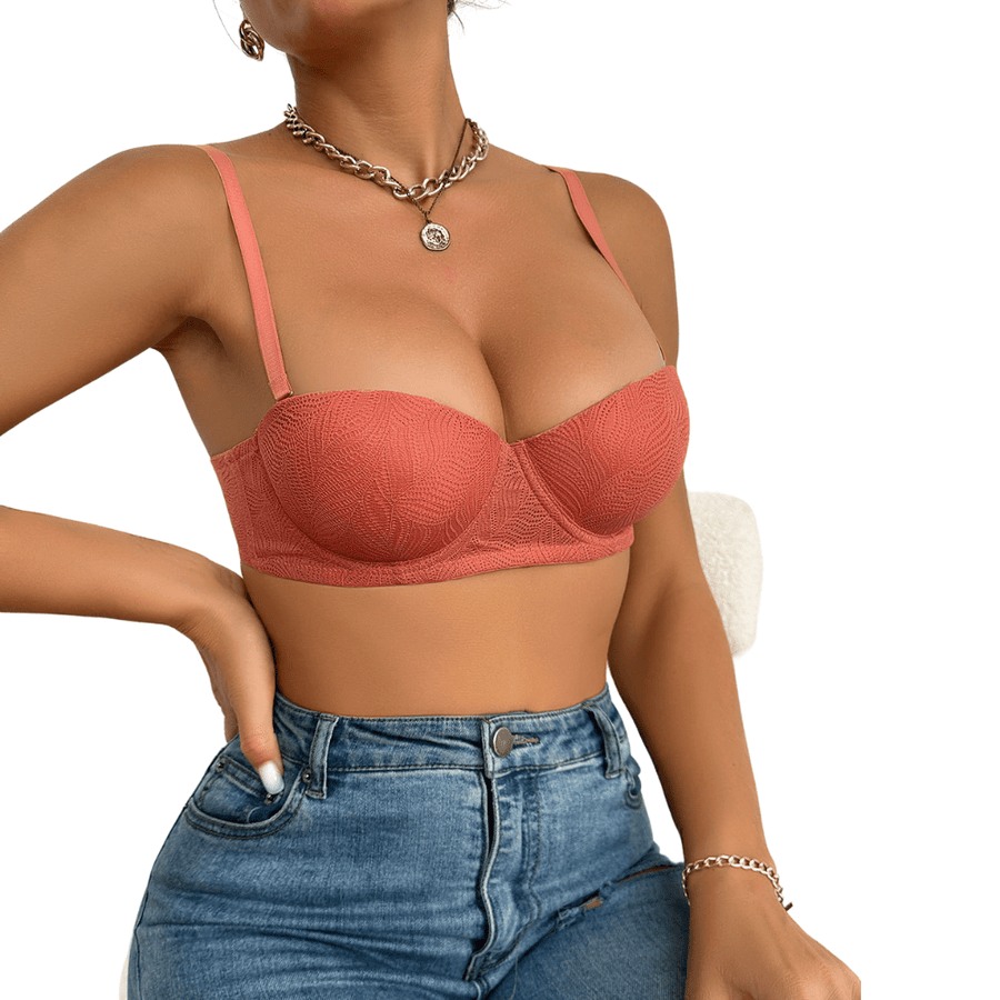 CloudLift™ Lace Balconette Push-Up Bra with Underwire Support
