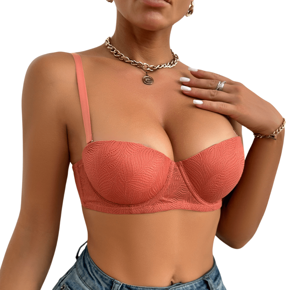 CloudLift™ Lace Balconette Push-Up Bra with Underwire Support