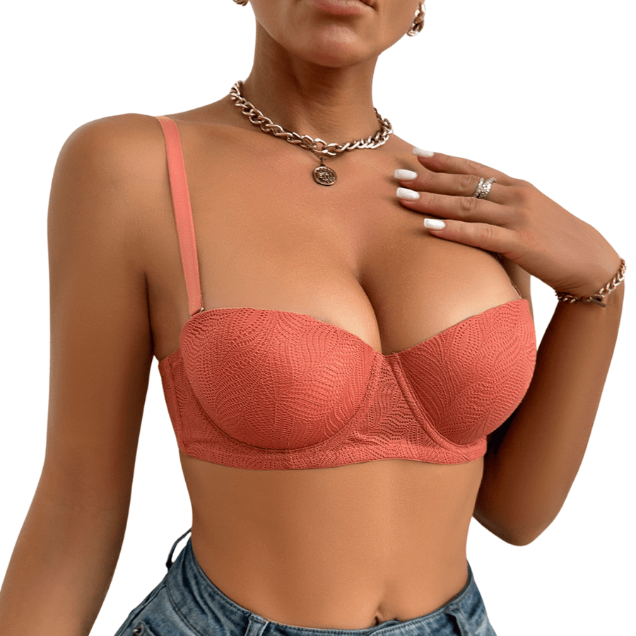 CloudLift™ Lace Balconette Push-Up Bra with Underwire Support