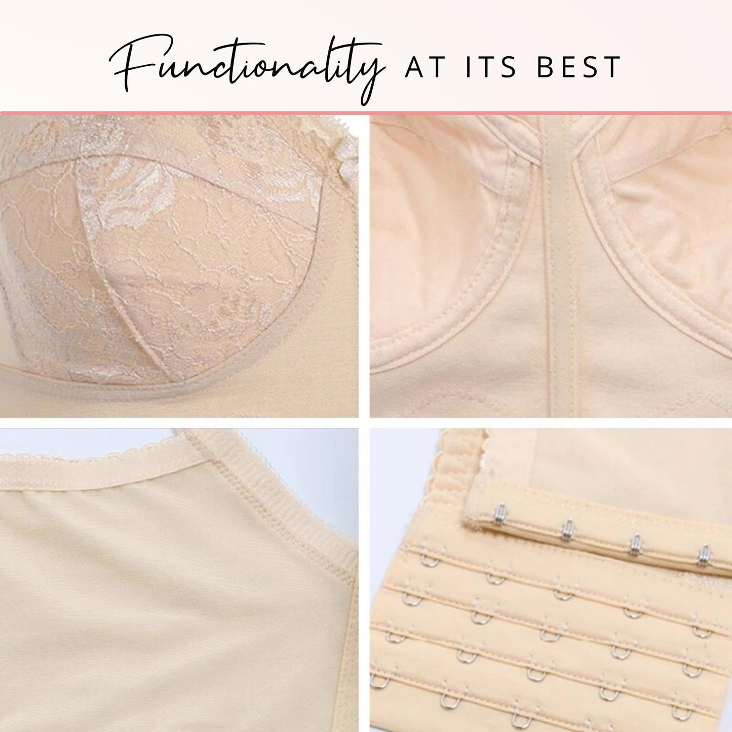 MagicLift Lace Plus Size Wire-Free Nursing Bra