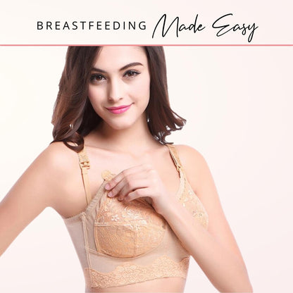 MagicLift Lace Plus Size Wire-Free Nursing Bra