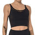 Magic Mesh CrossFlow Back Sports Bra with LockFit Support - Black