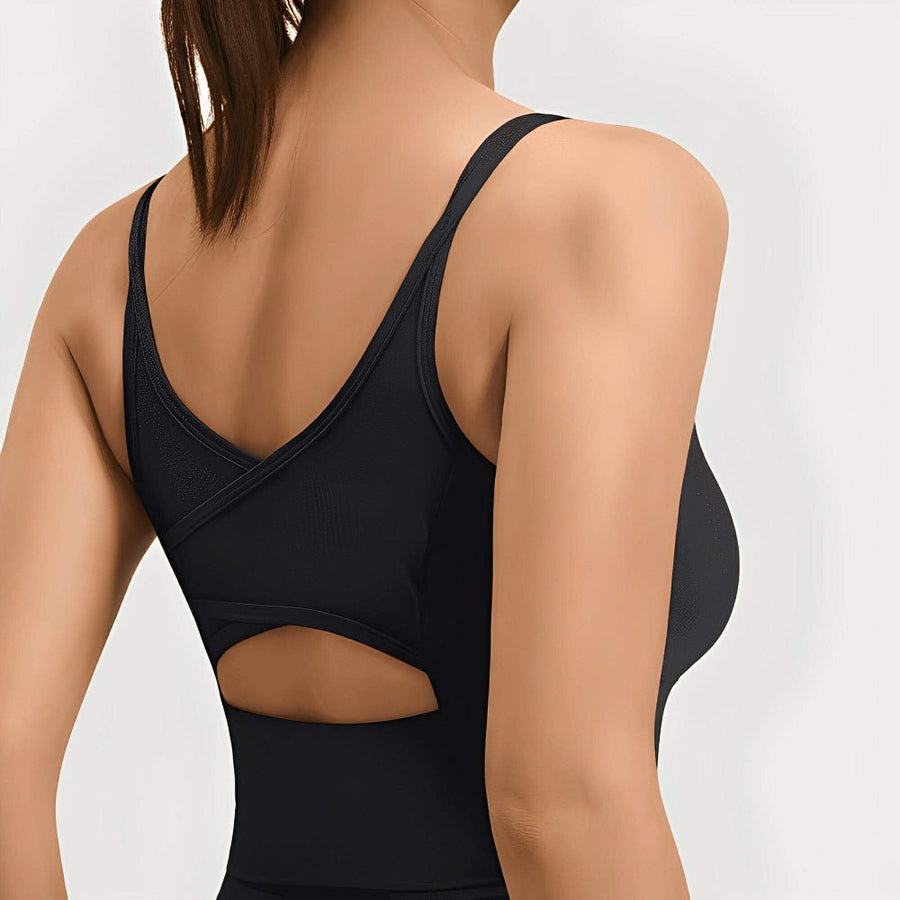 Magic Mesh CrossFlow Back Sports Bra with LockFit Support