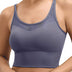 Magic Mesh CrossFlow Back Sports Bra with LockFit Support - Purple