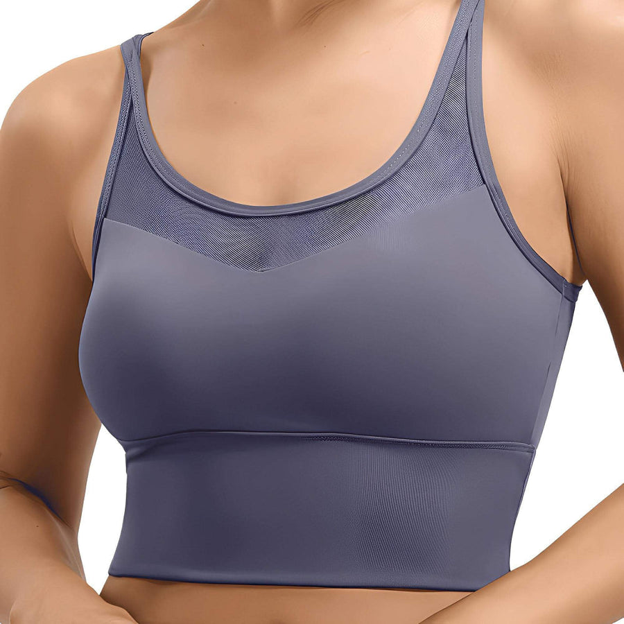 Magic Mesh CrossFlow Back Sports Bra with LockFit Support