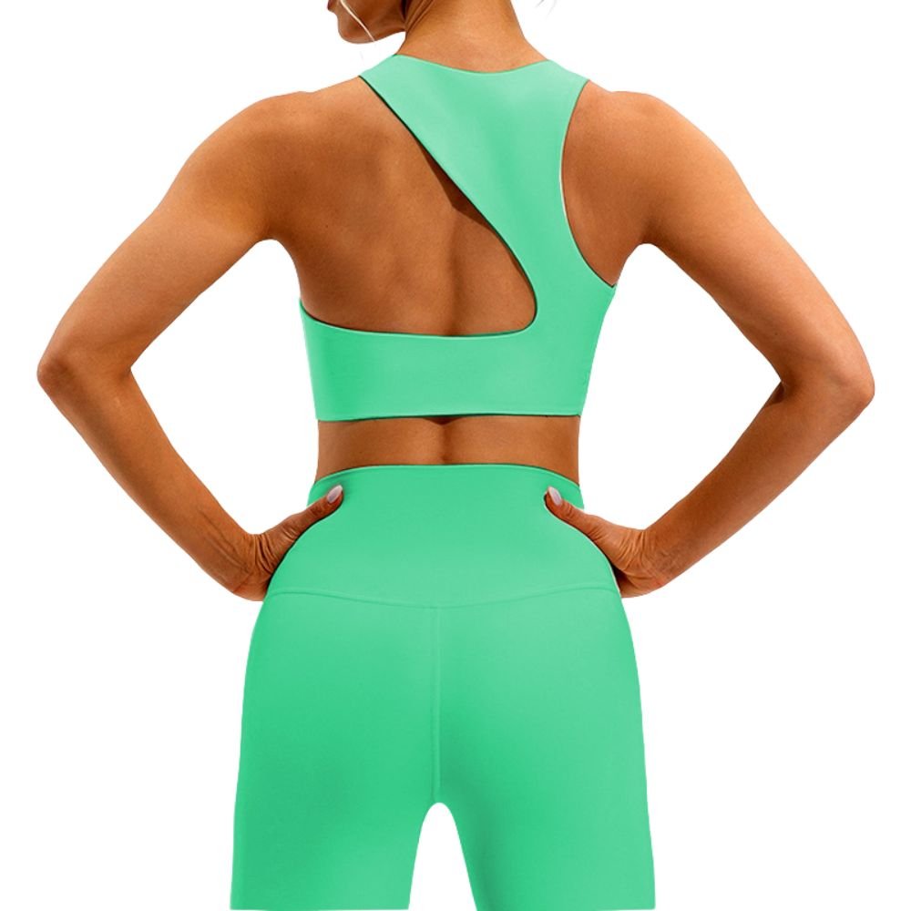 Magic High Neck Open Back Sports Bra