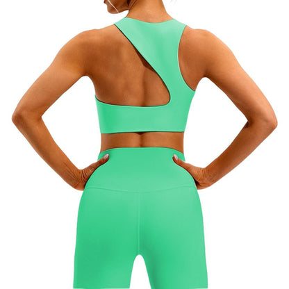 Magic High Neck Open Back Sports Bra
