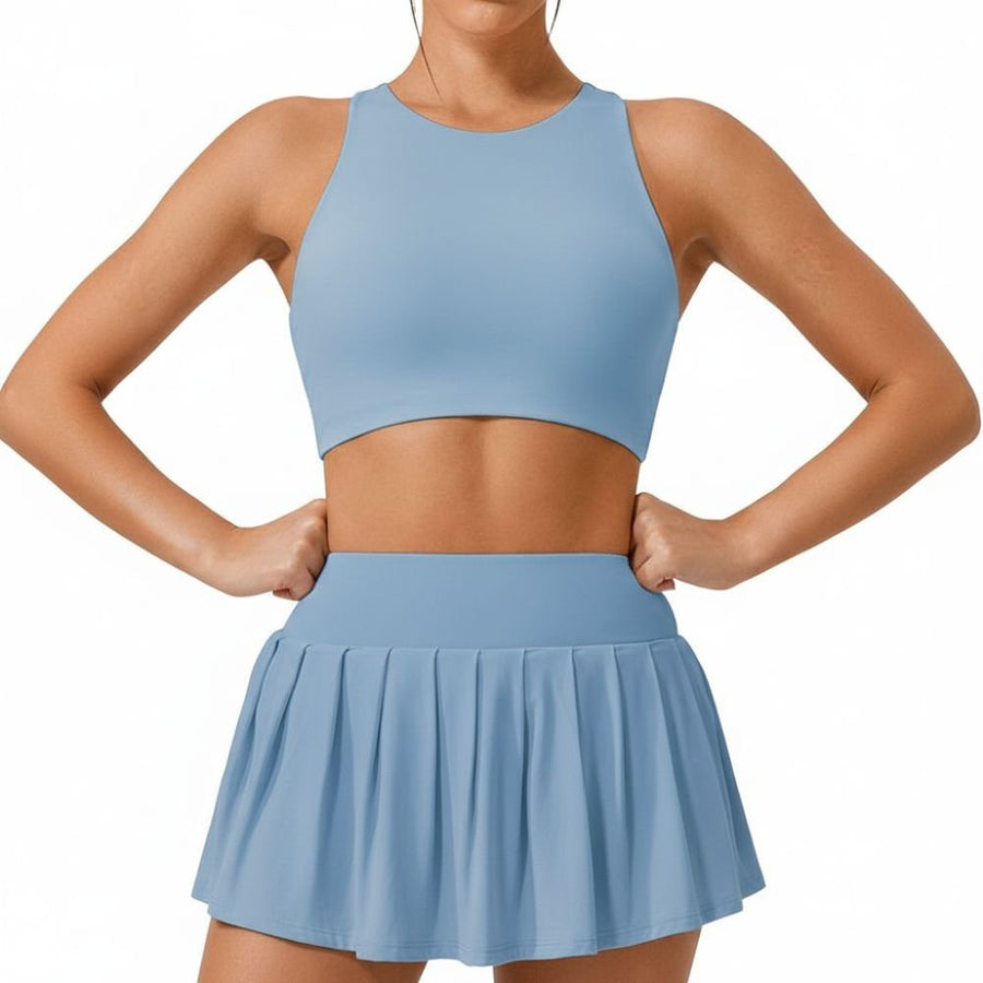 Magic High Neck Open Back Sports Bra