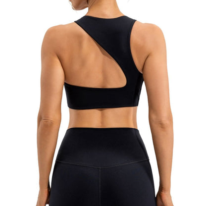 Magic High Neck Open Back Sports Bra