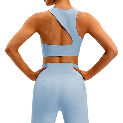 Magic High Neck Open Back Sports Bra