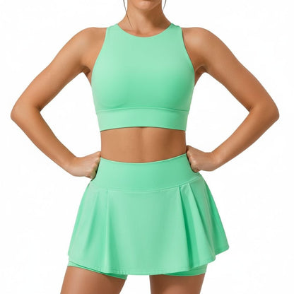 Magic High Neck Open Back Sports Bra