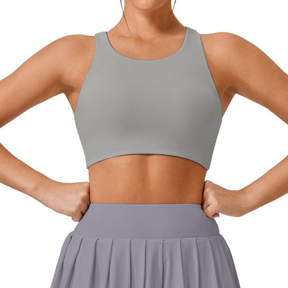 Magic High Neck Open Back Sports Bra