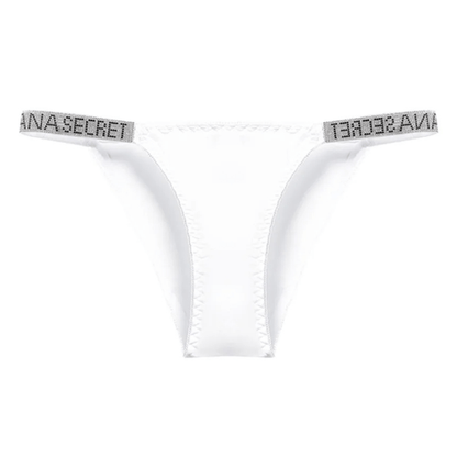 Rhinestone Glam Low-Waist Thong Underwear - Vibrant Colors