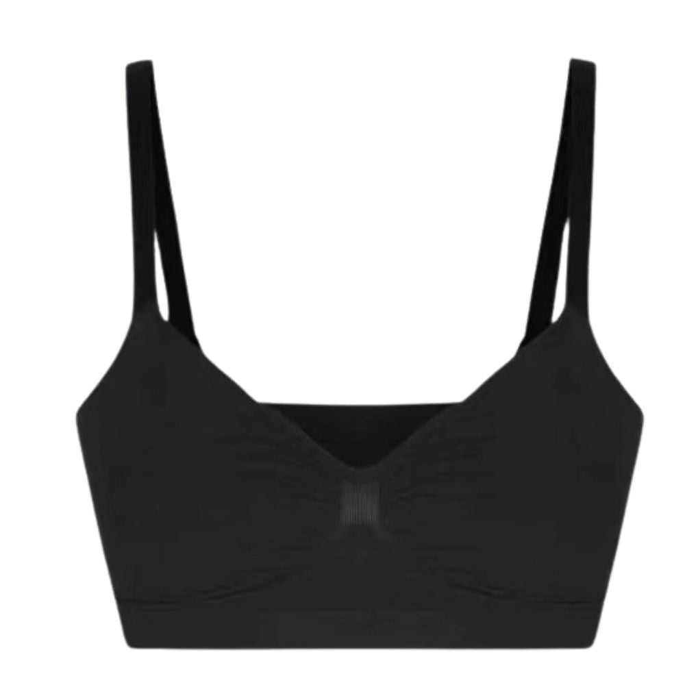 Ruched Wireless Bralette with Breathable Comfort and Adaptive Fit