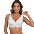 Magic Scallop Seamless Wireless Bra with Deep V Neckline
