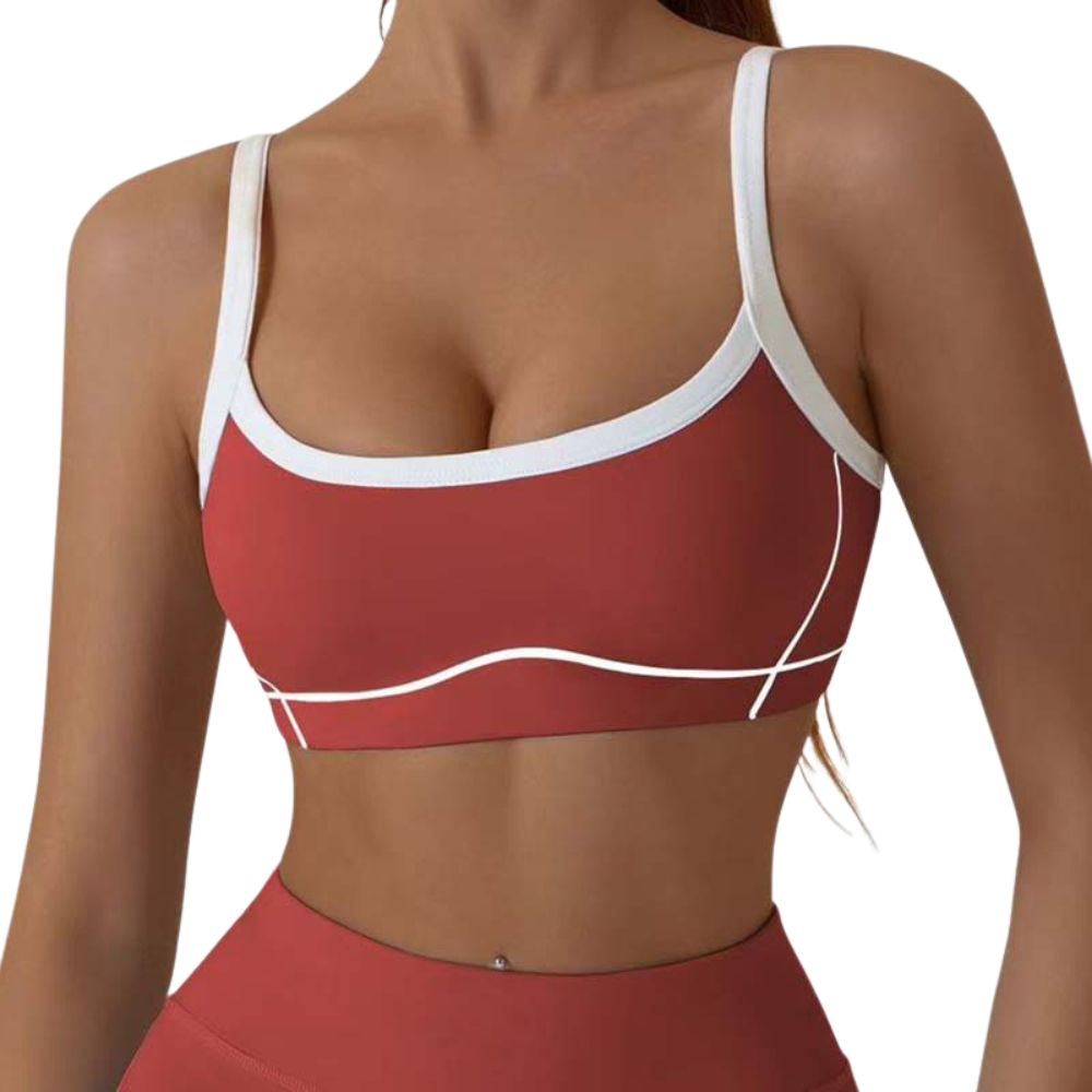 Magic Scoop Neck Padded Wire-Free Sports Bra