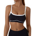 Magic Scoop Neck Padded Wire-Free Sports Bra - Black