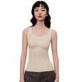 Seamless Built-In Bra Cami with Fixed Pads - Effortless Support Top